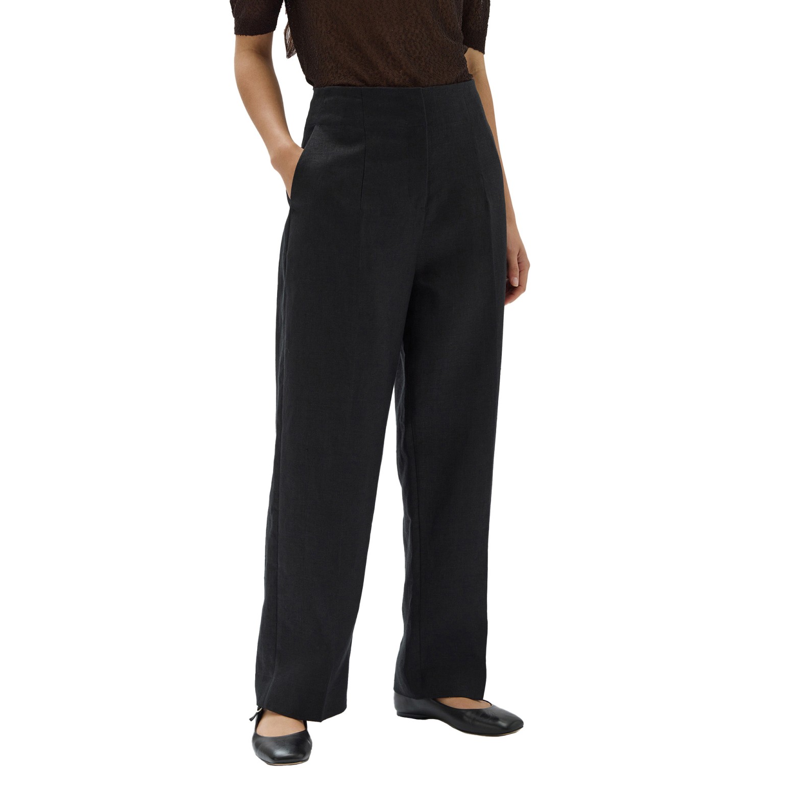 Assembly Label Liza Linen Pant Black