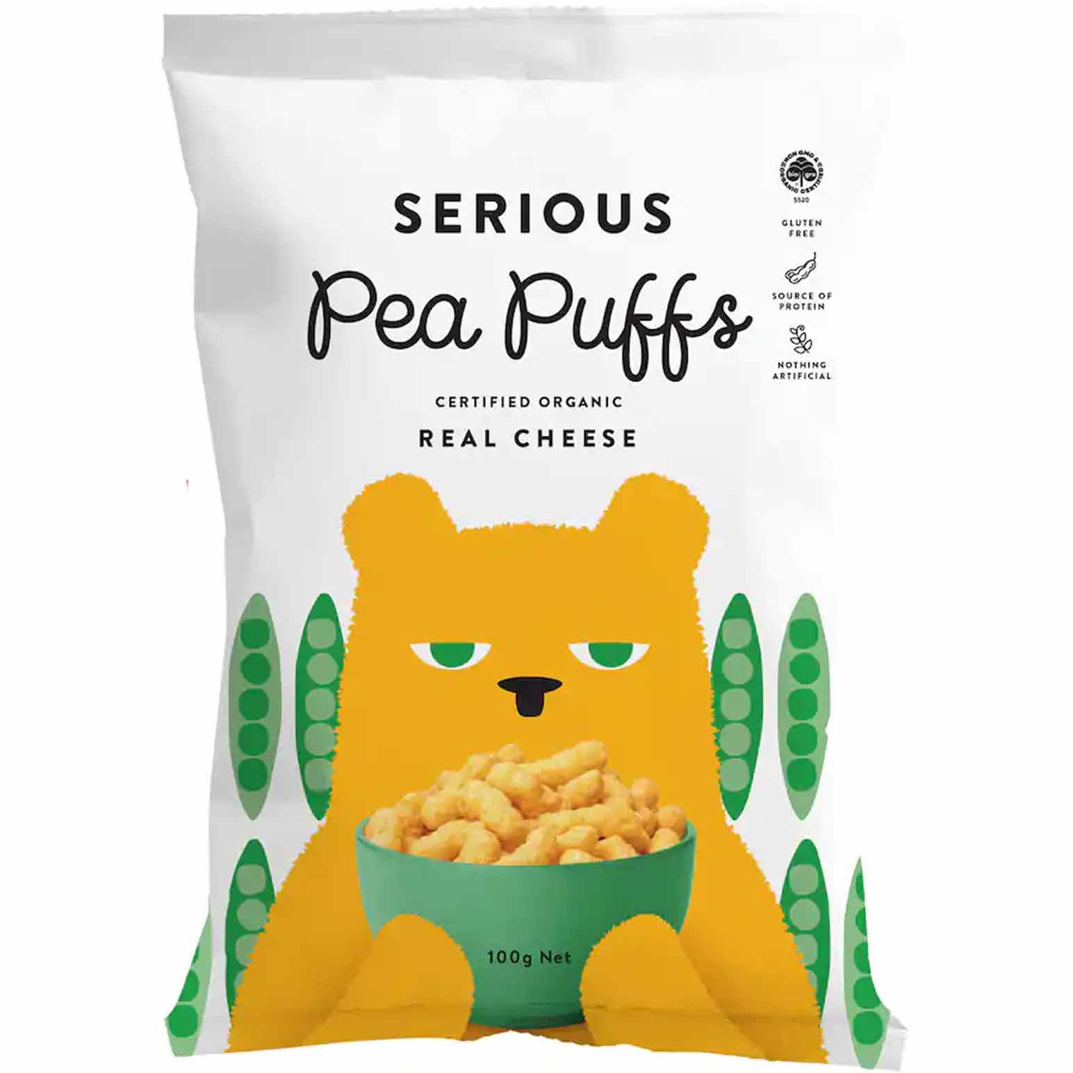 Serious Real Cheese Puffs 100g