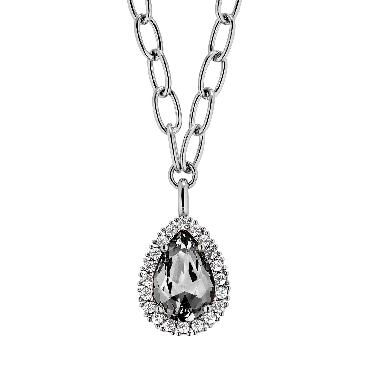 Dyrberg Kern Metta Ss Grey Crystal Necklace