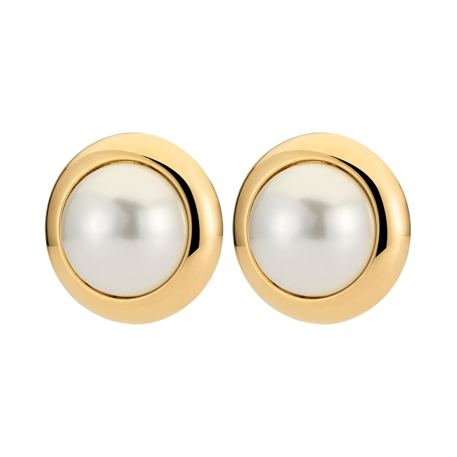 Dyrberg Kern Rivoli Sg White Pearl Earring