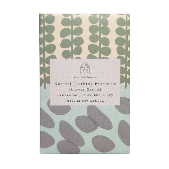 Manuka House Native Drawer Fragrance Sachet - Cedarwood, Clove Bud and Bay