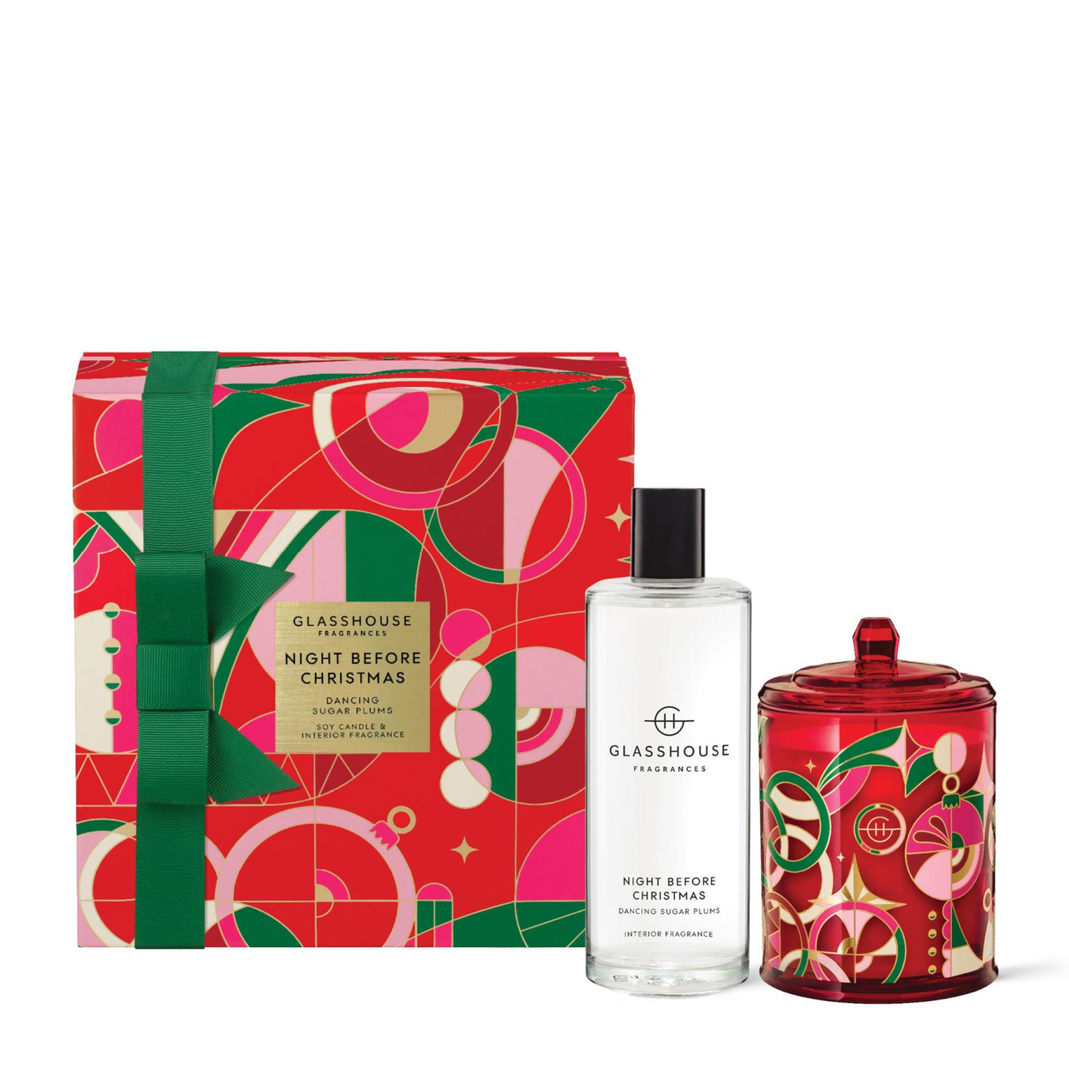 Glasshouse Fragrances Night Before Christmas Interior Fragrance Set