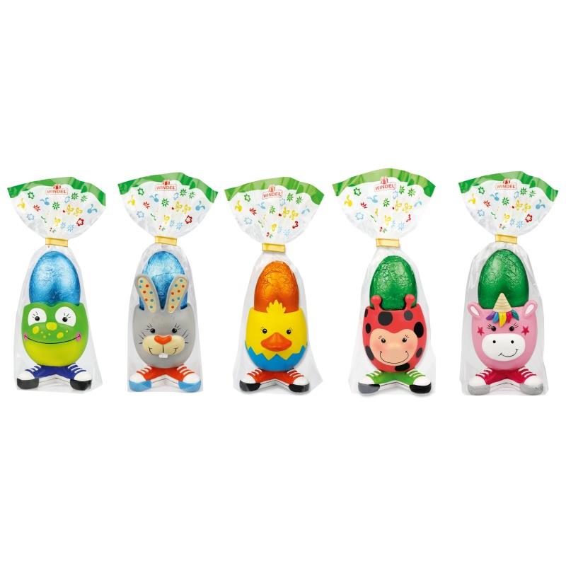 Windel Assorted Easter Egg Cup Characters with Milk Chocolate Egg 25g