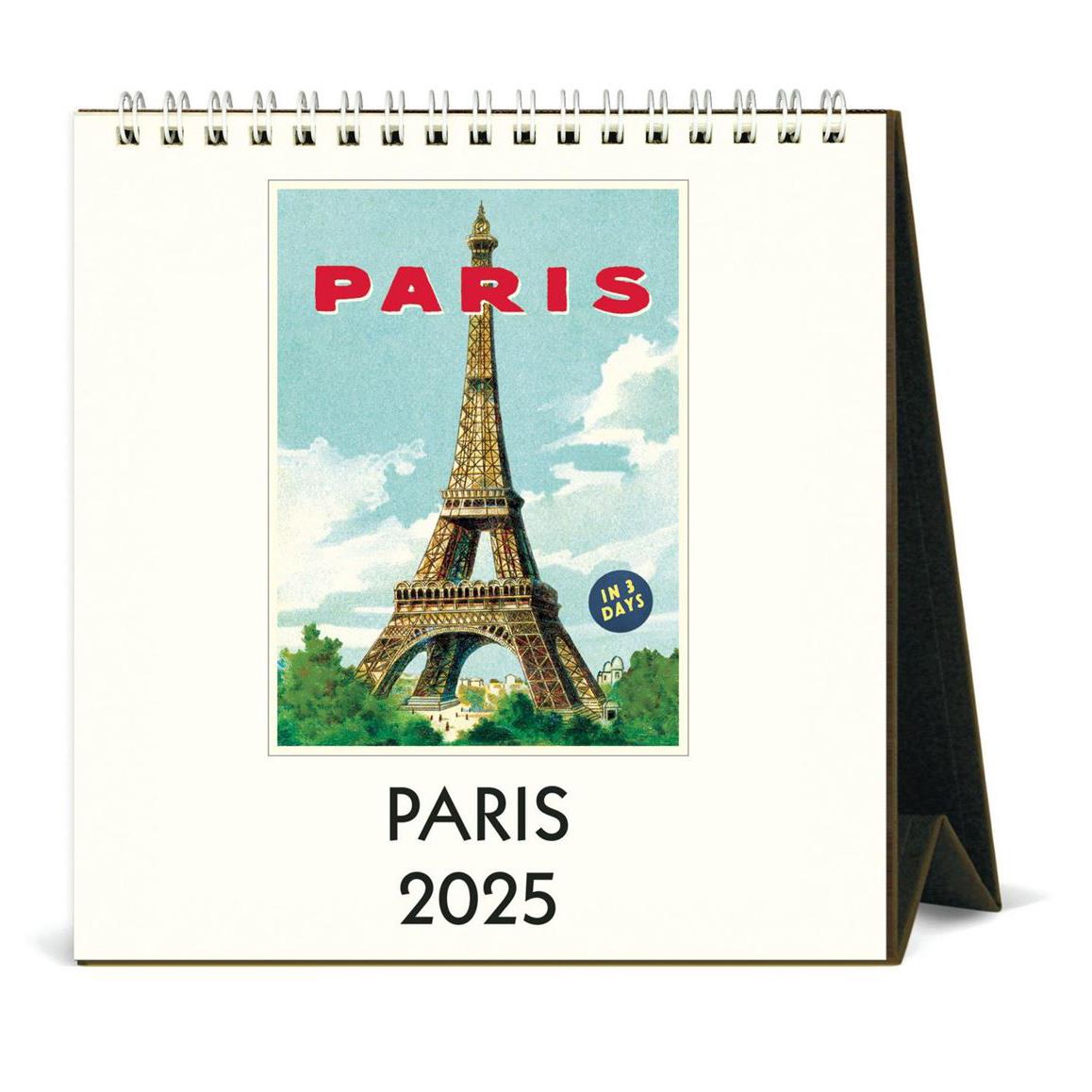 Cavallini Paris 2025 Desk Calendar