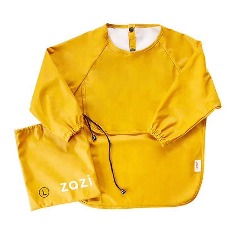 Zazi Sleeved Bib - Yolk