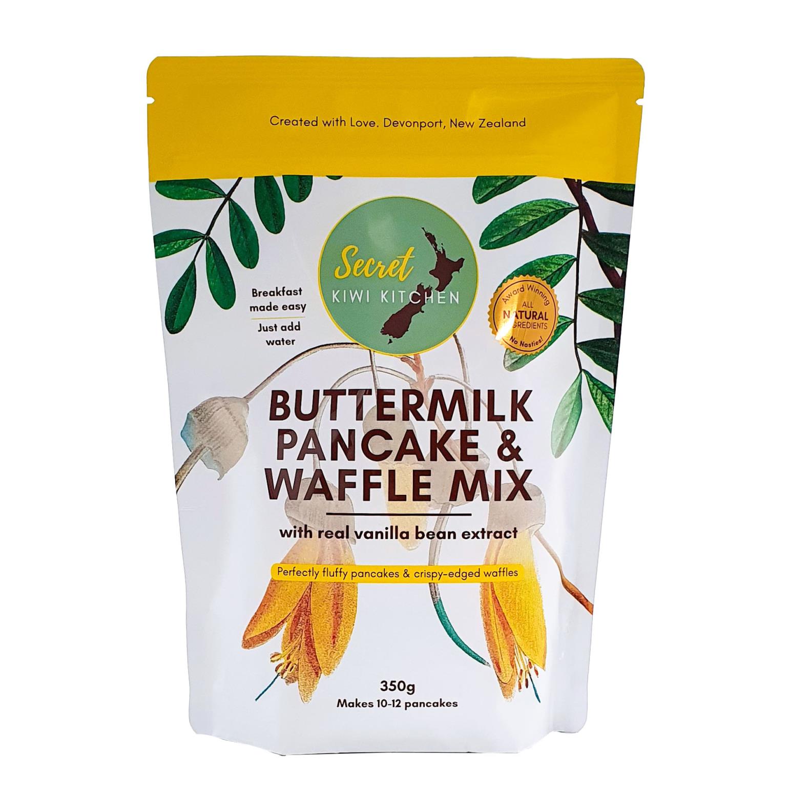 Secret Kiwi Kitchen Buttermilk Pancake & Waffle Mix 350g