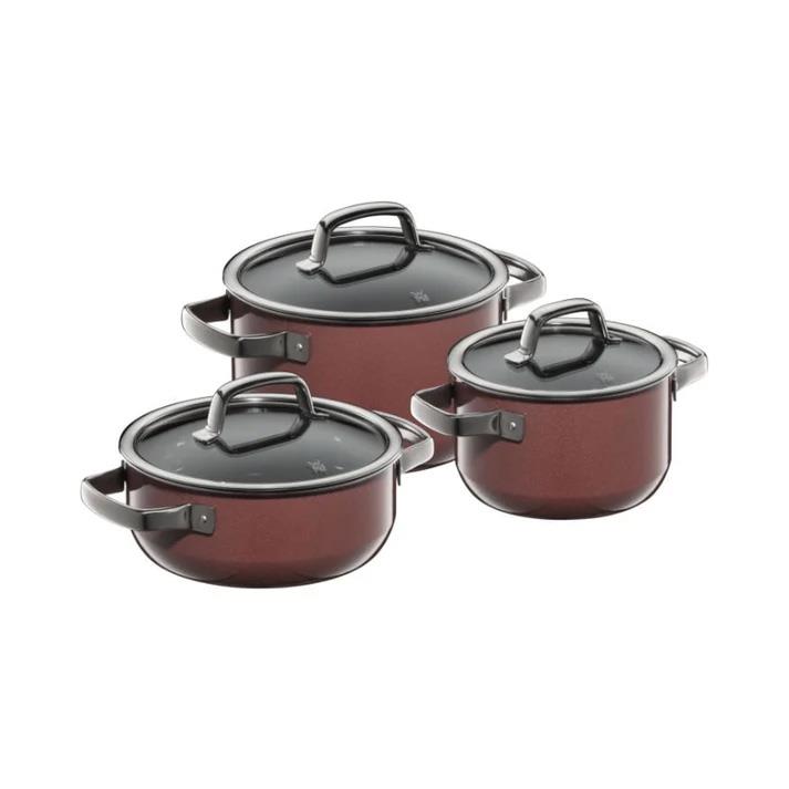 WMF Fusiontec Cookware Set Mineral Rose - 3 Piece