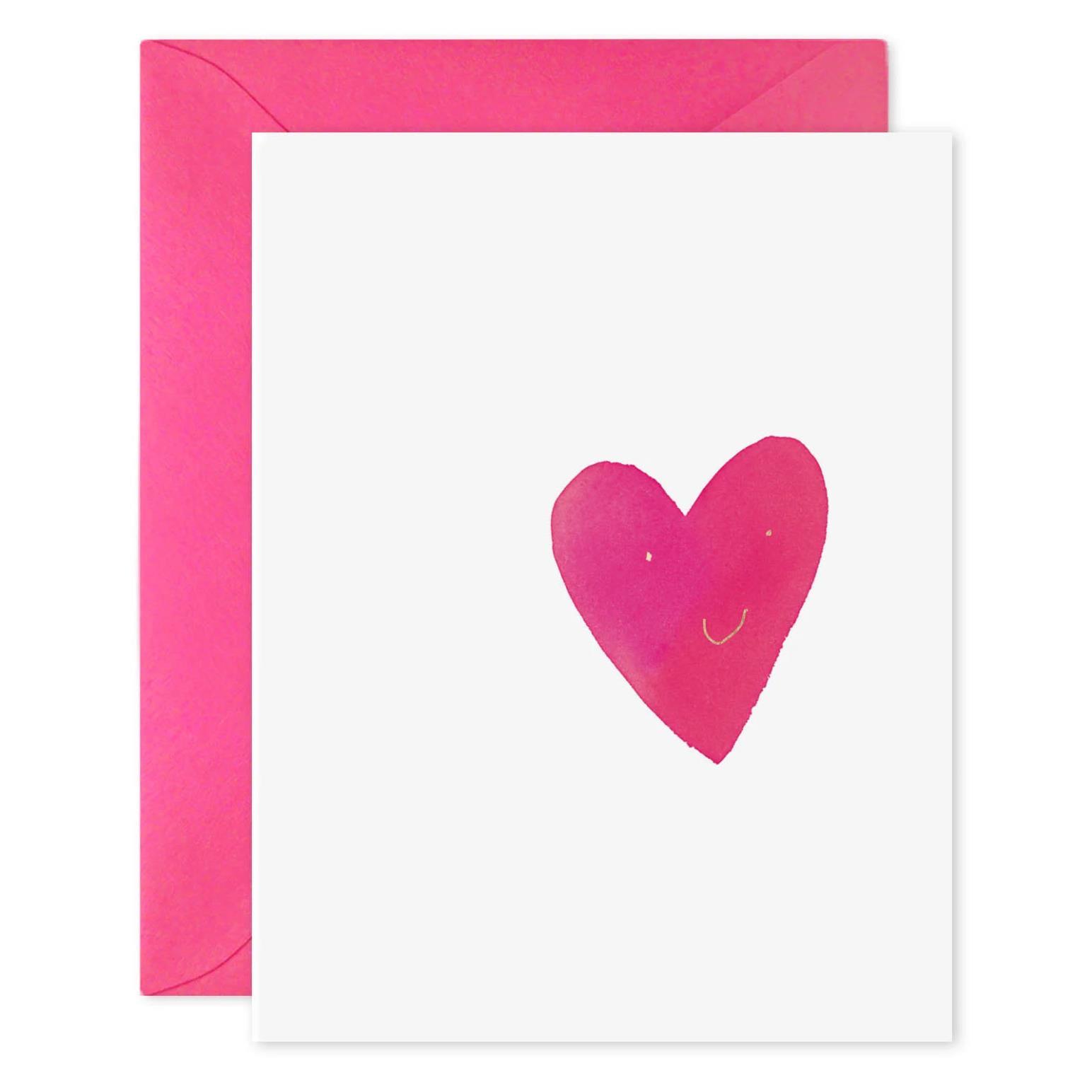 E Frances Happy Heart Card