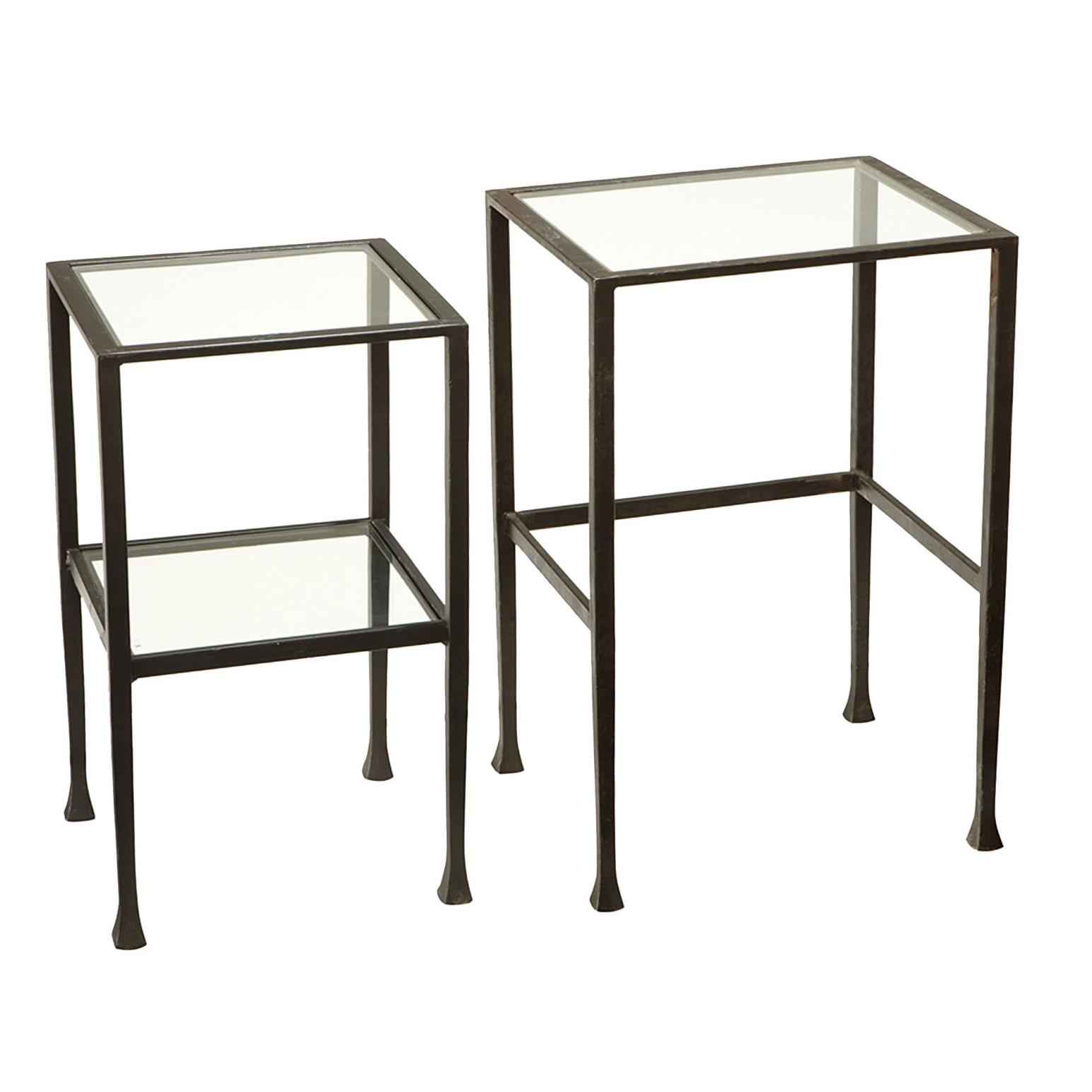 Pottery Barn Tanner Occasional Nesting Table Metal