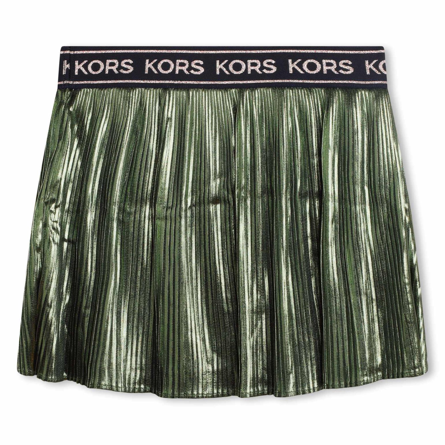 Michael Kors Metallic Pleated Skirt 4 - 6Y