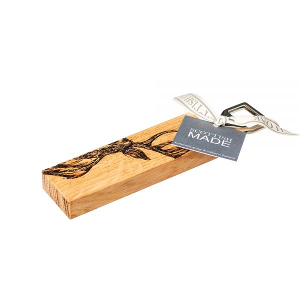 Selbrae House Oak Bottle Opener - Stag