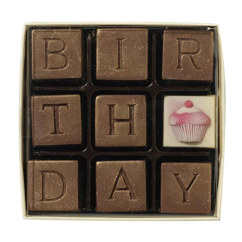 Choc On Choc Birthday Chocolate Box 100g