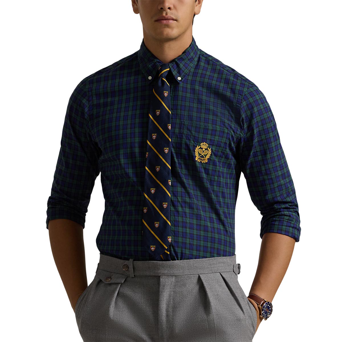 Polo Ralph Lauren Classic Fit Plaid Poplin Shirt