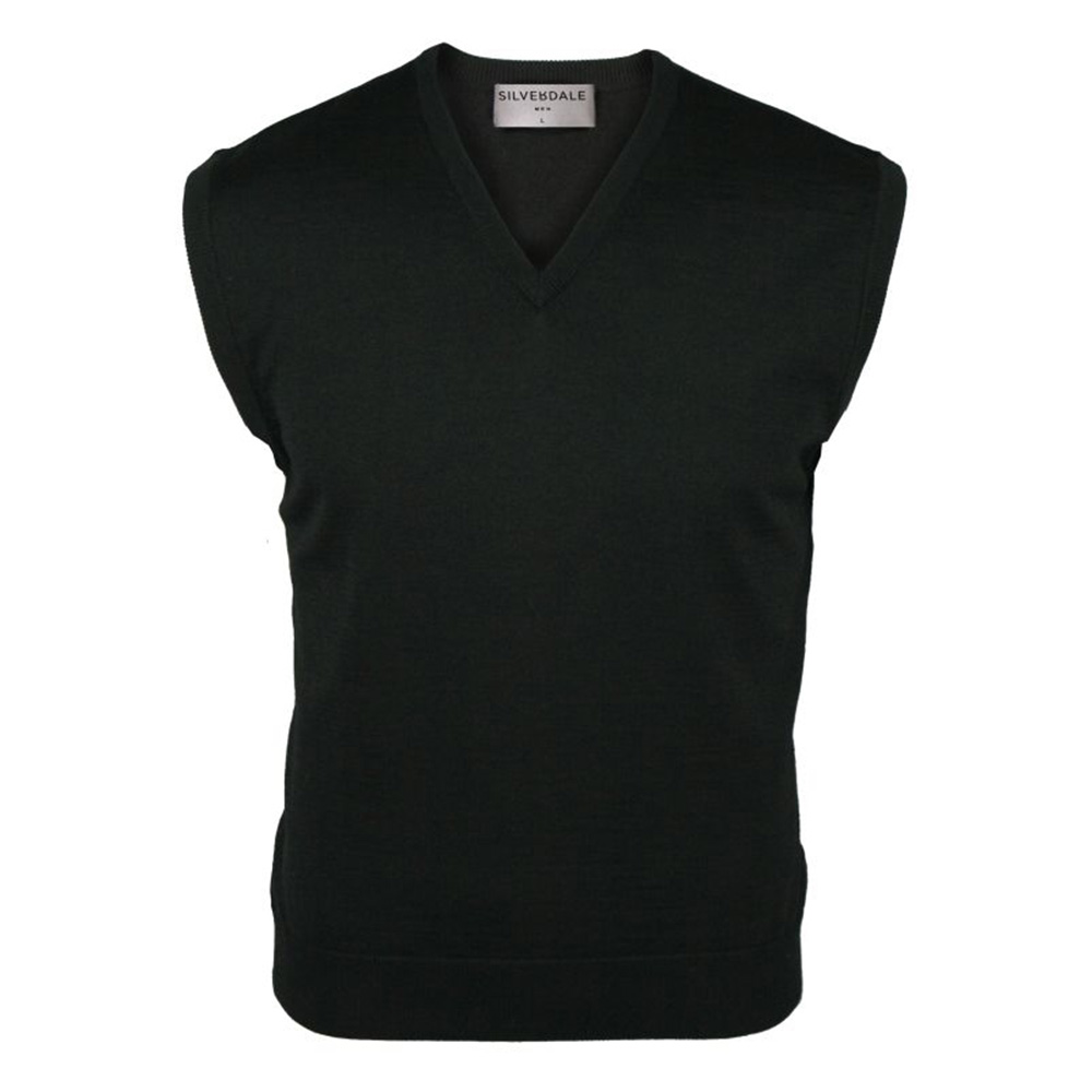 Silverdale Super 2/50s Fine Merino Vee Neck Vest