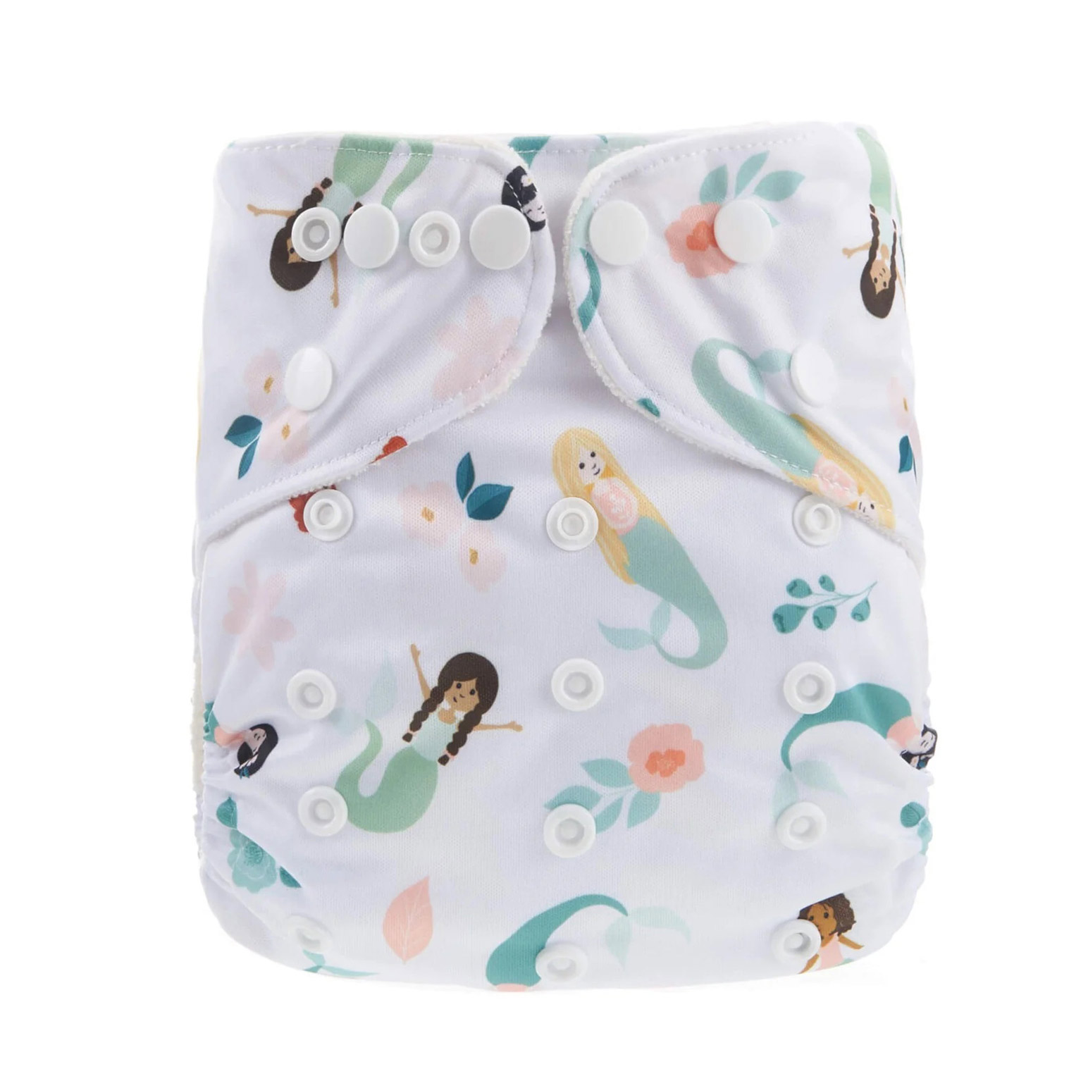 Bear & Moo Reusable Cloth Nappy Suede Magic Mermaids