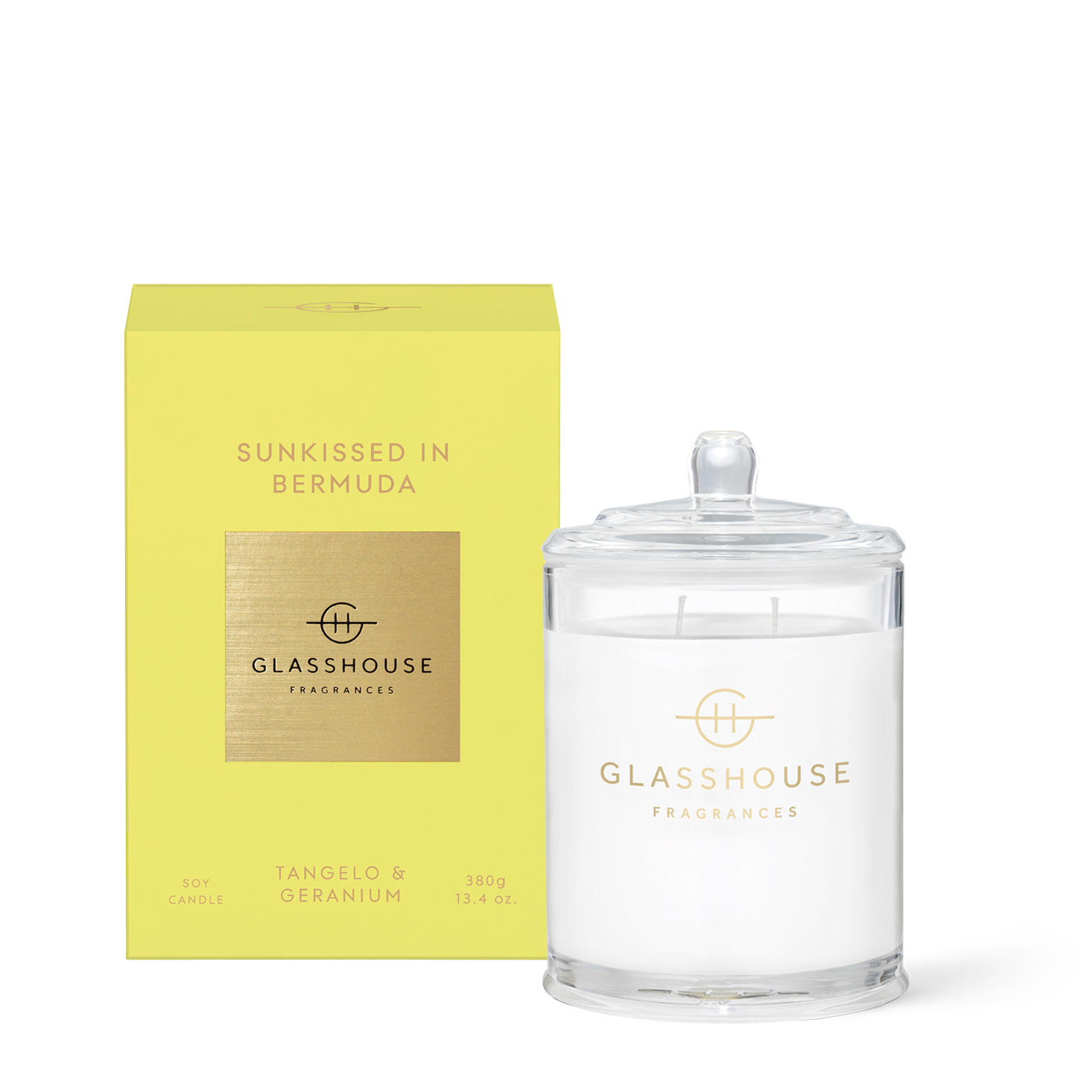 Glasshouse Fragrances Sunkissed In Bermuda Soy Candle 380g