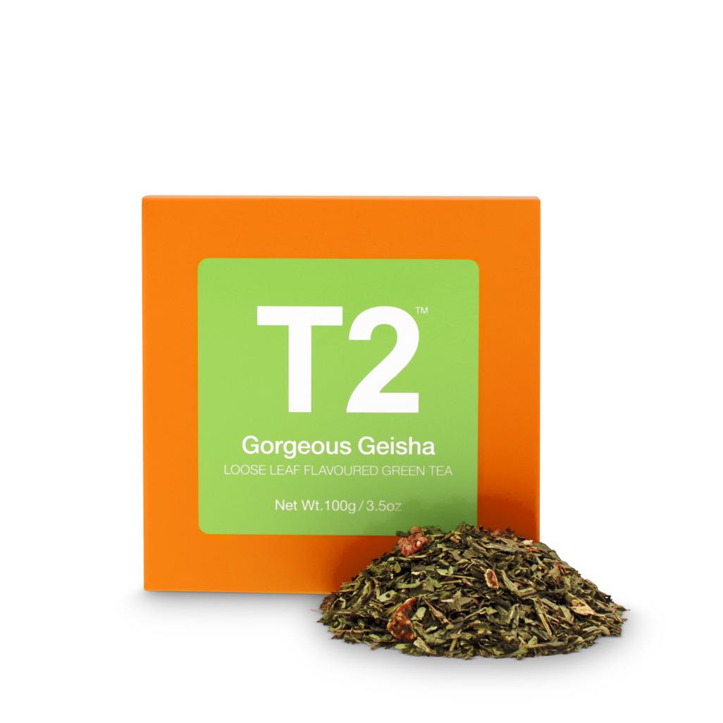 T2 Gorgeous Geisha Loose Leaf Cube 100g