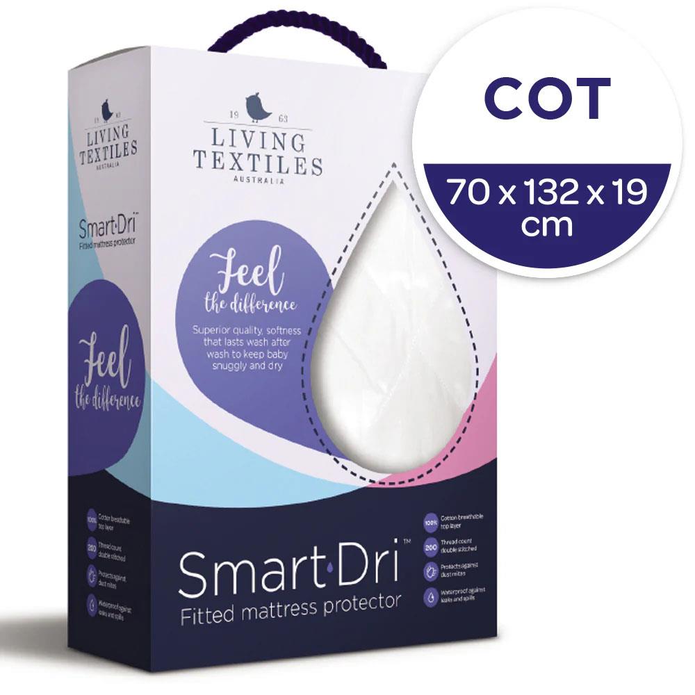 Living Textiles Smart-Dri Mattress Protector - Cot