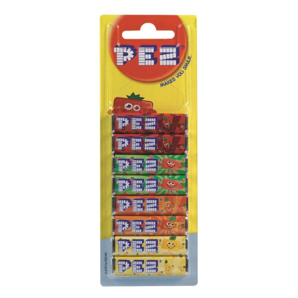 PEZ 8 Piece Fruit Refill 17g