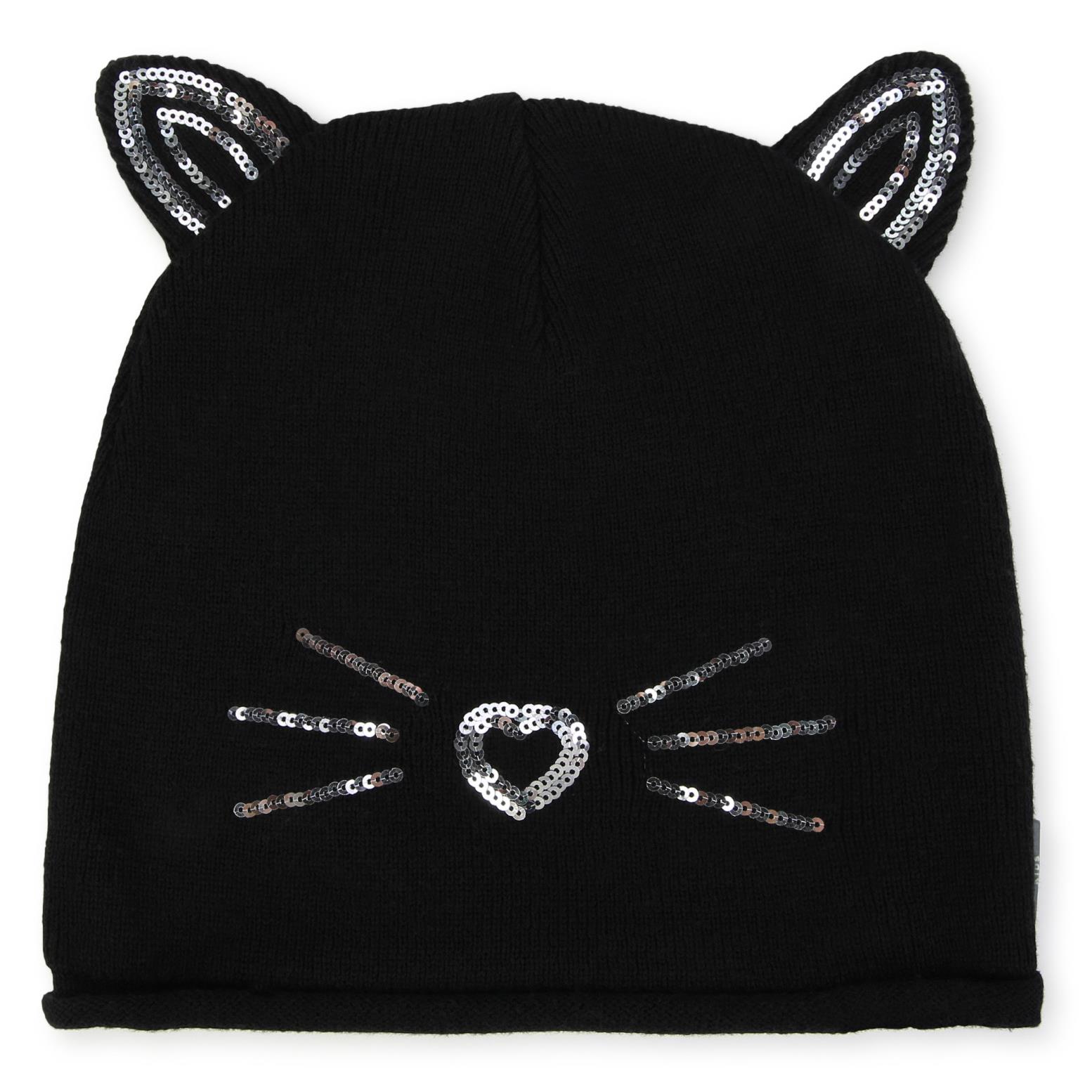 Karl Lagerfeld Knit Beanie With Cat Ears T2 - T4