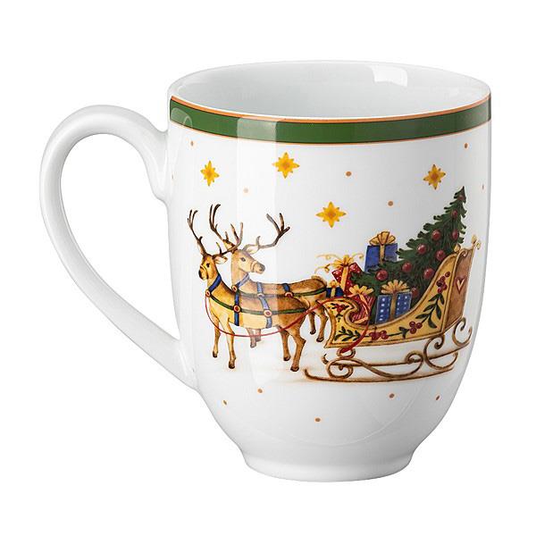 Hutschenreuther Happy Wintertime Green Mug With Handle