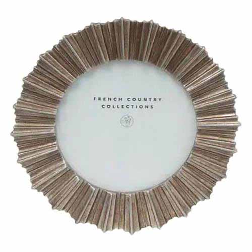 French Country Round Star Burst Photo Frame 4x4