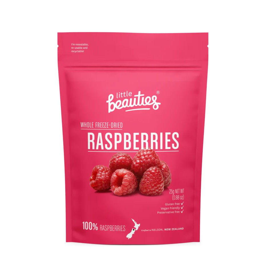 Little Beauties Crunchy NZ Raspberries 20g