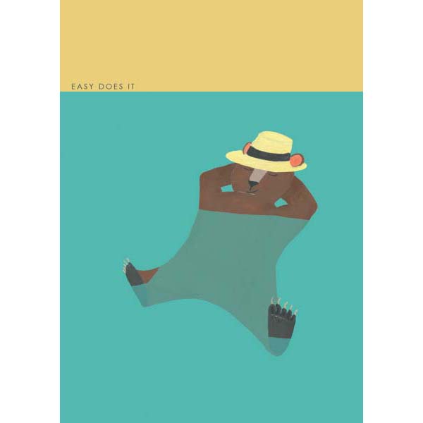 Bear in Water Card