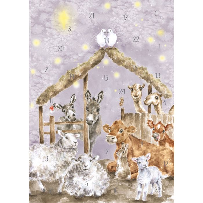 Wrendale Advent Calendar Stable Animals