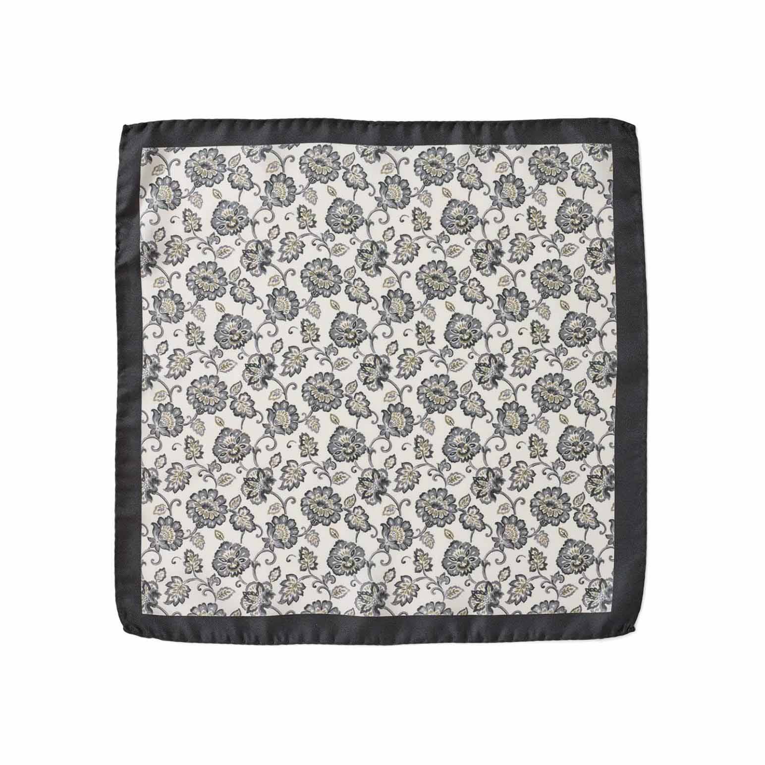 Cambridge Simple Floral Pocket Square