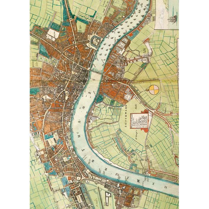 Museums & Galleries Map Of London Card