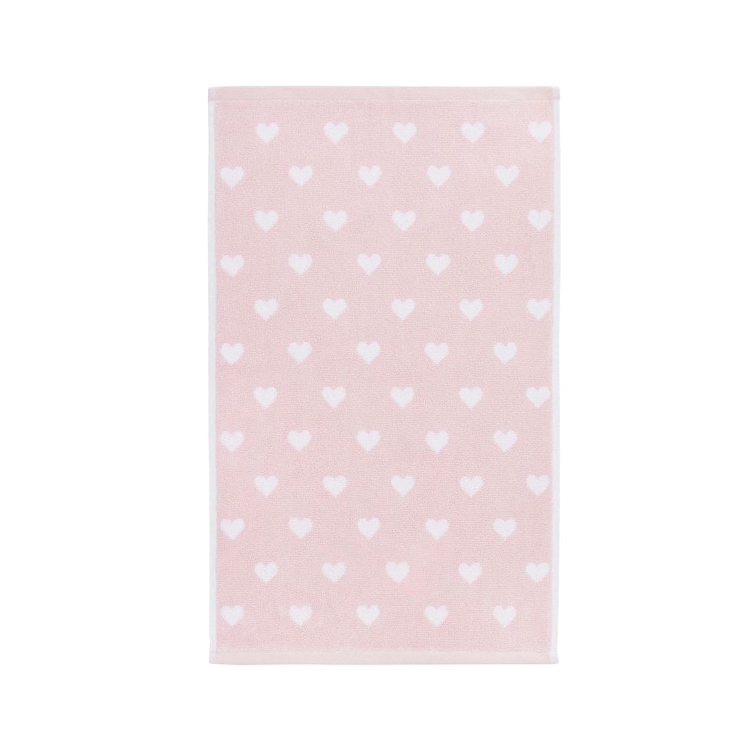 Pottery Barn Kids Heart Towel Collection Pearl - Hand Towel