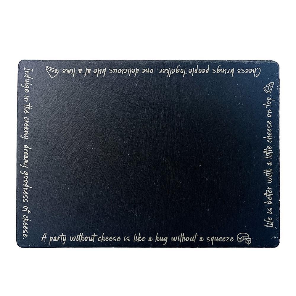 Just Slate Slate Cheese Board - Cheese  Sayings