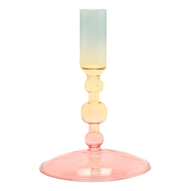 Eja Glass Candleholder