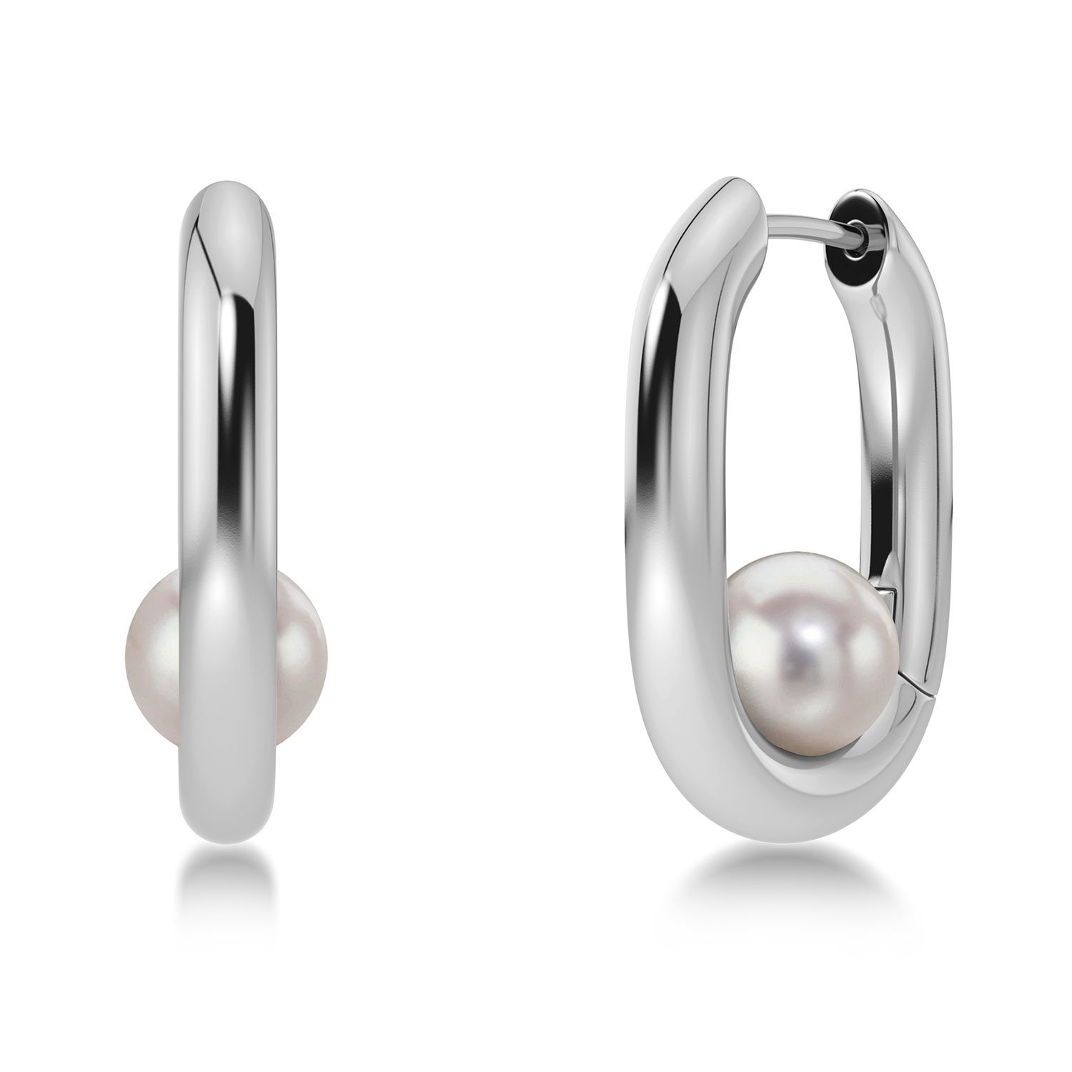 Edblad Modernist Pearl Hoops L