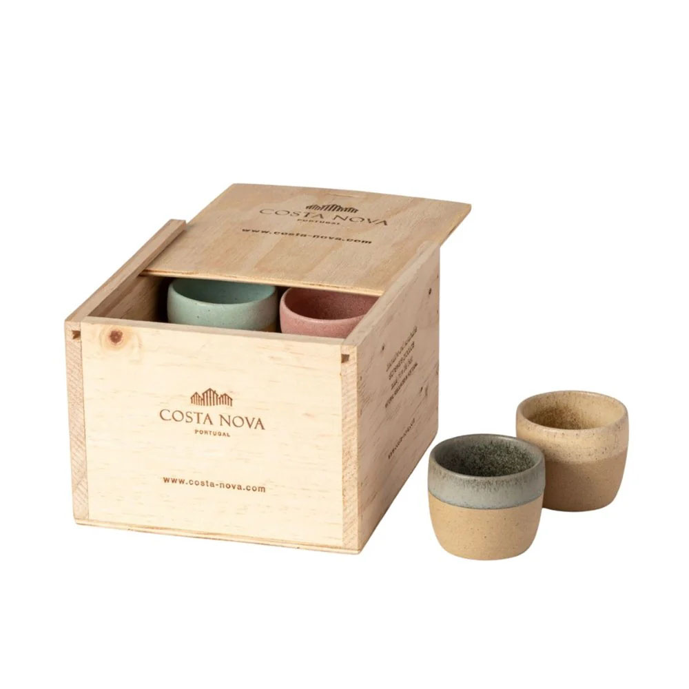 Costa Nova Arenito Espresso Cups Set Of 8 70ml