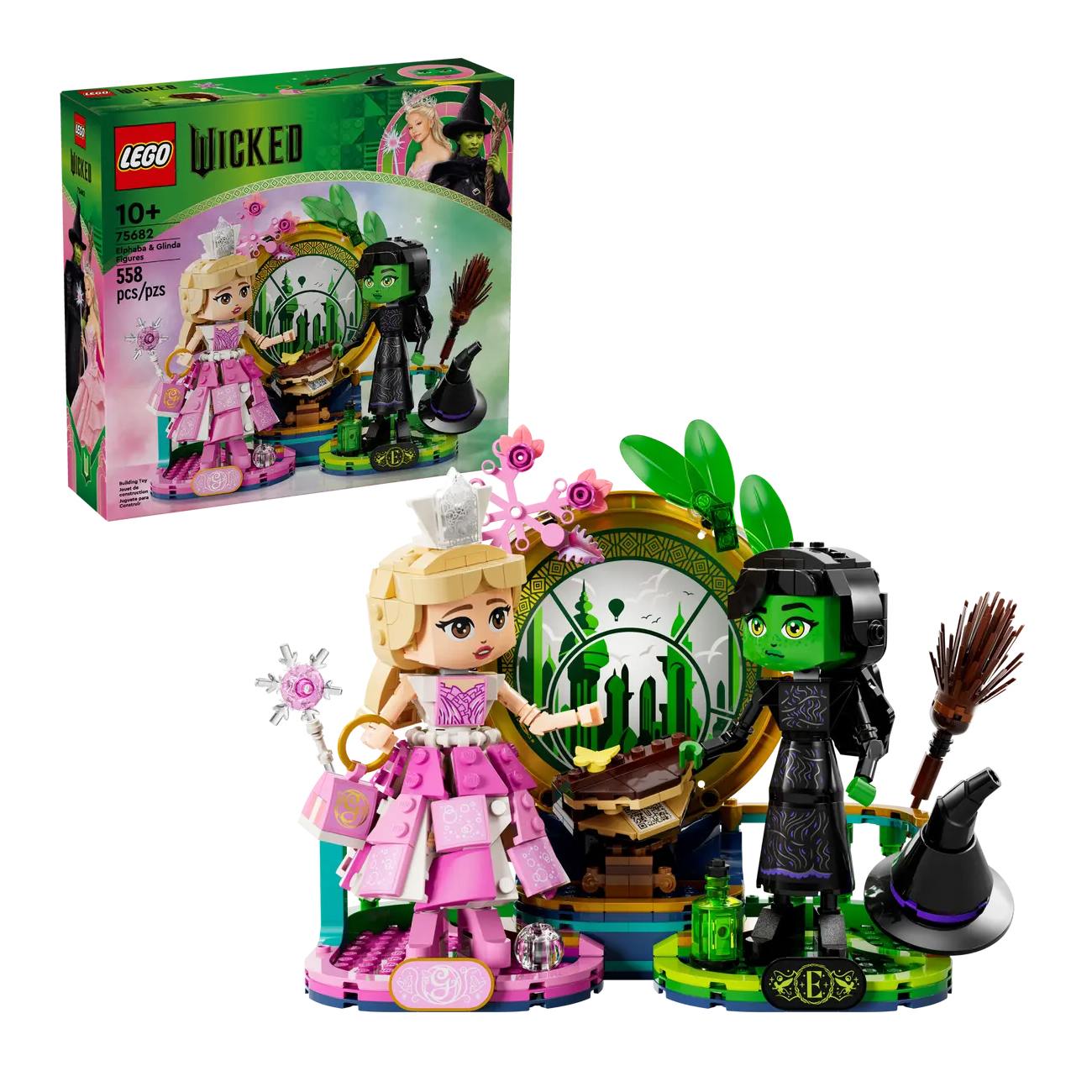 LEGO Elphaba & Glinda Figures