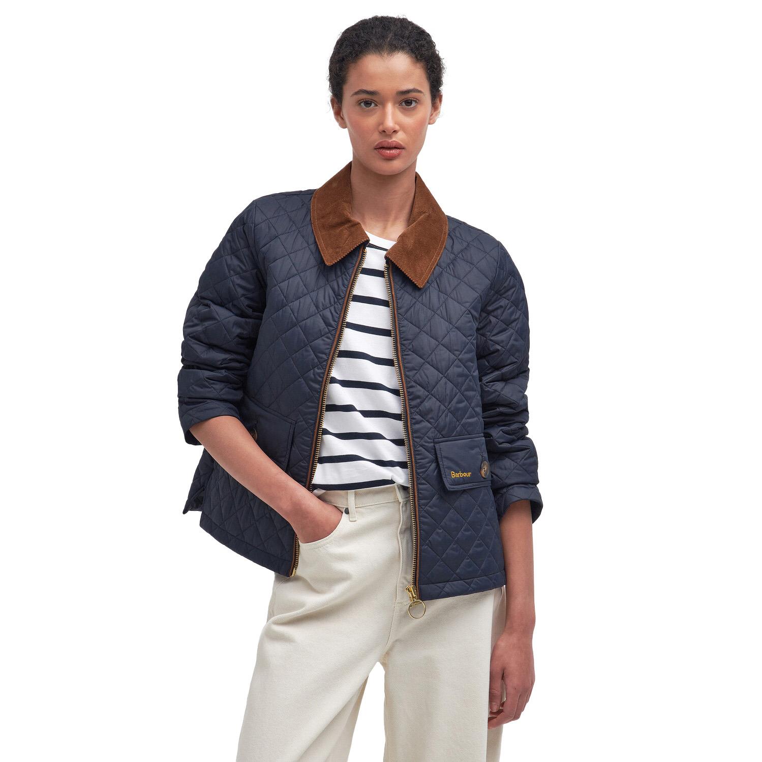 Barbour Leia Quilt Jacket Navy