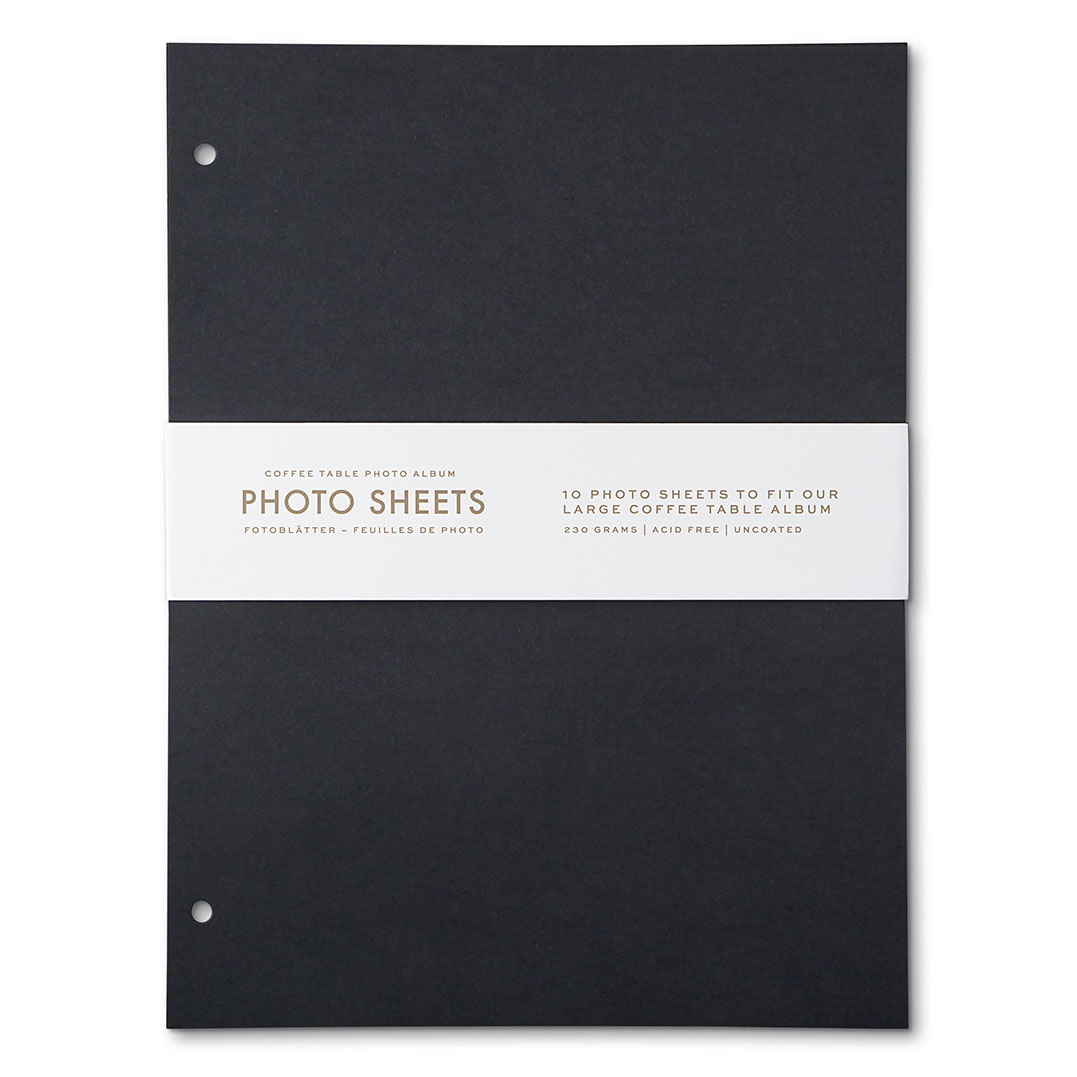 Printworks: Photo Album Refill Sheet Pack of 10 Black