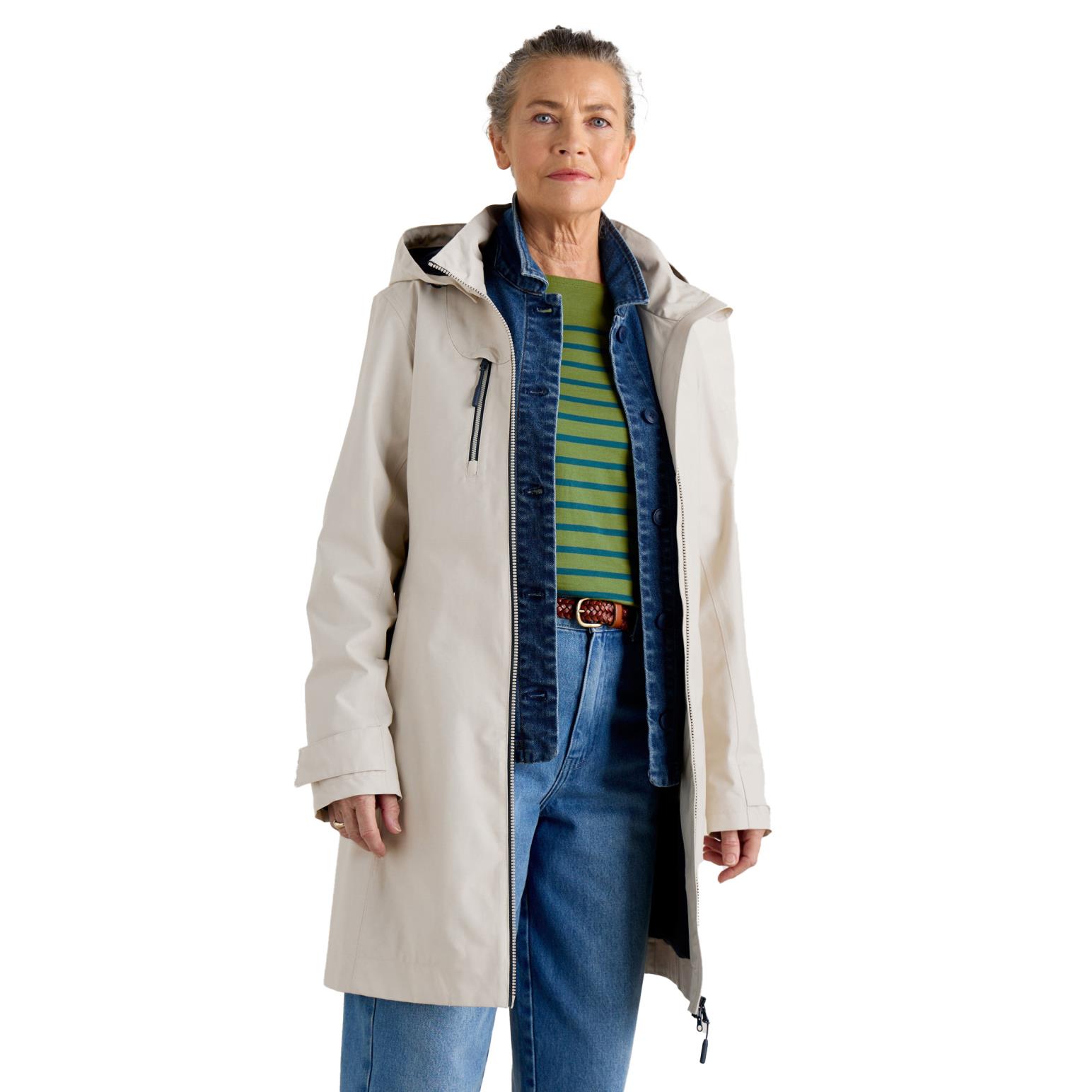 Seasalt Cornwall Coverack Coat Ii Driftwood