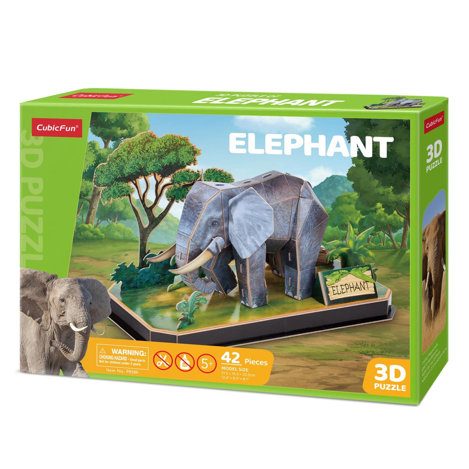 3D Puzzles Animal Pals Elephant