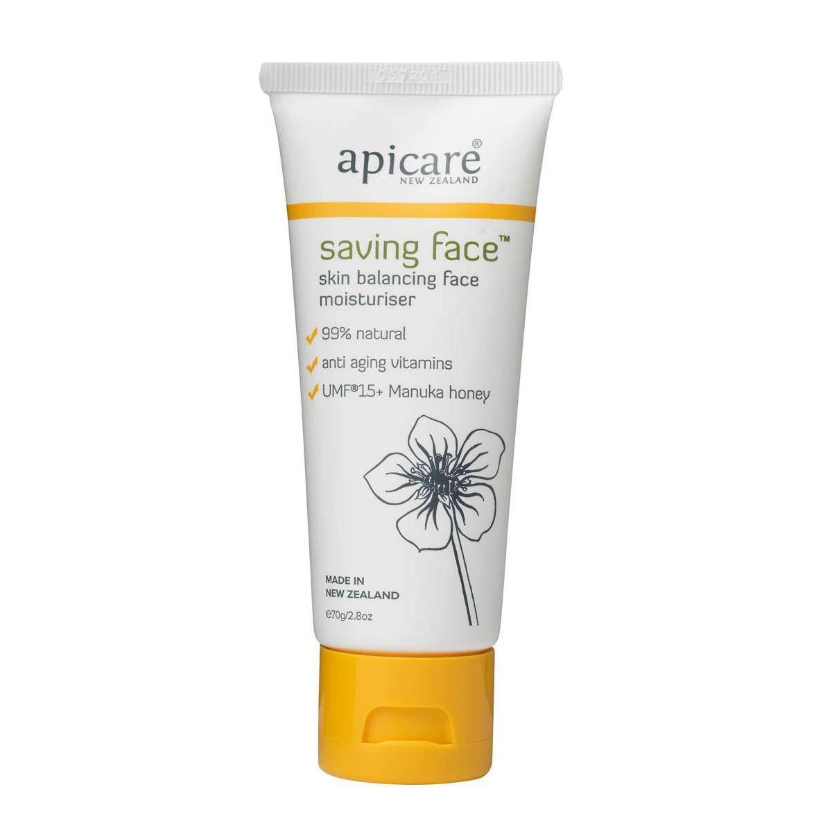 Apicare Saving Face Moisturiser 70g