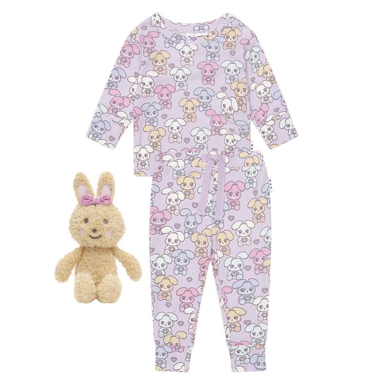 Huxbaby Gem Bunny Sleep Set & Friend 6M-3Y