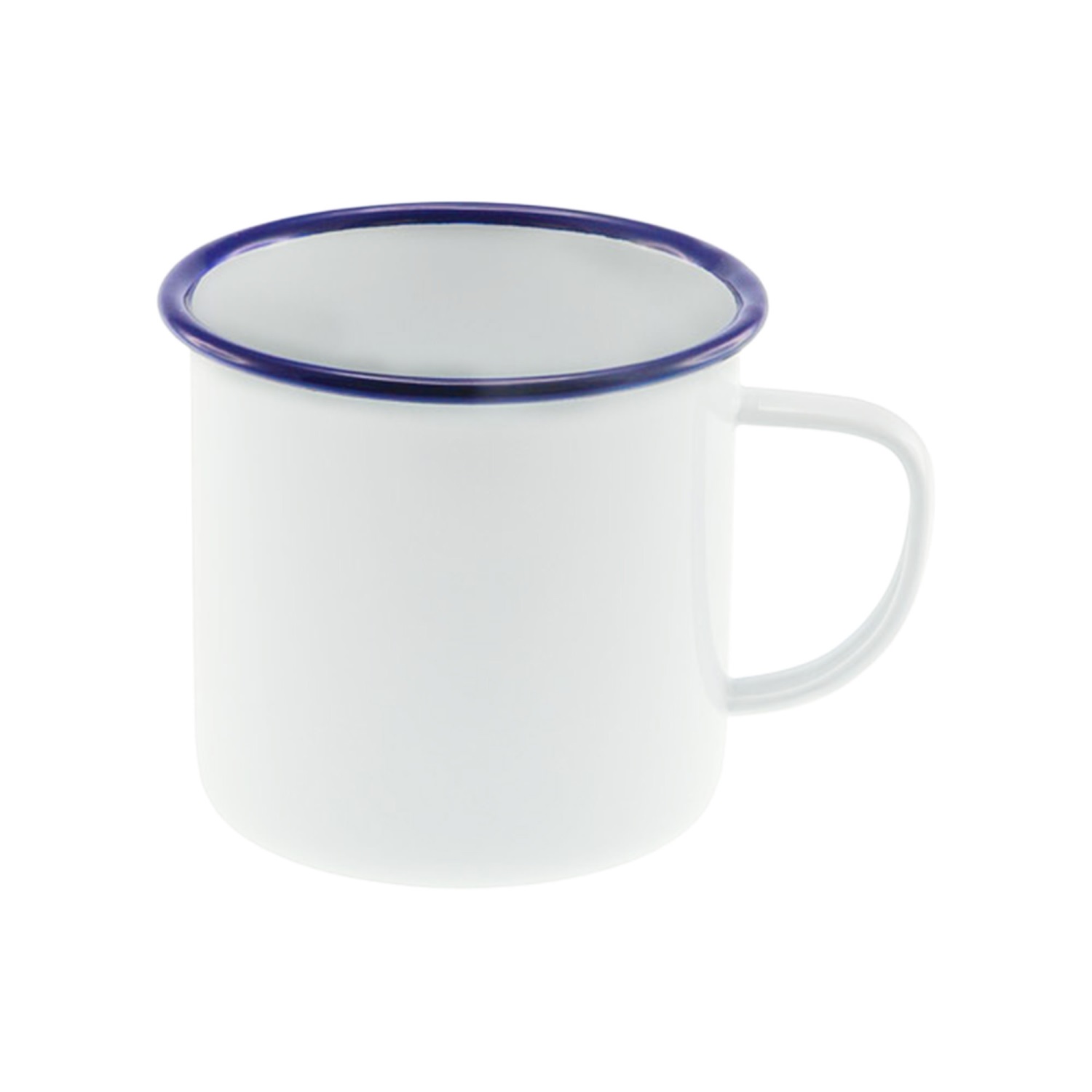 Falcon Enamelware Blue Rim Mug 500ml