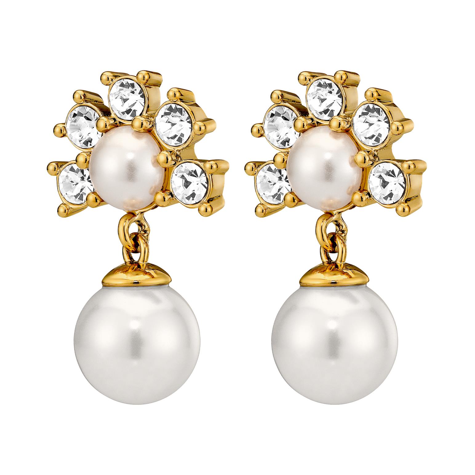 Dyrberg Kern Veronica Sg Crystal White Pearl Earring