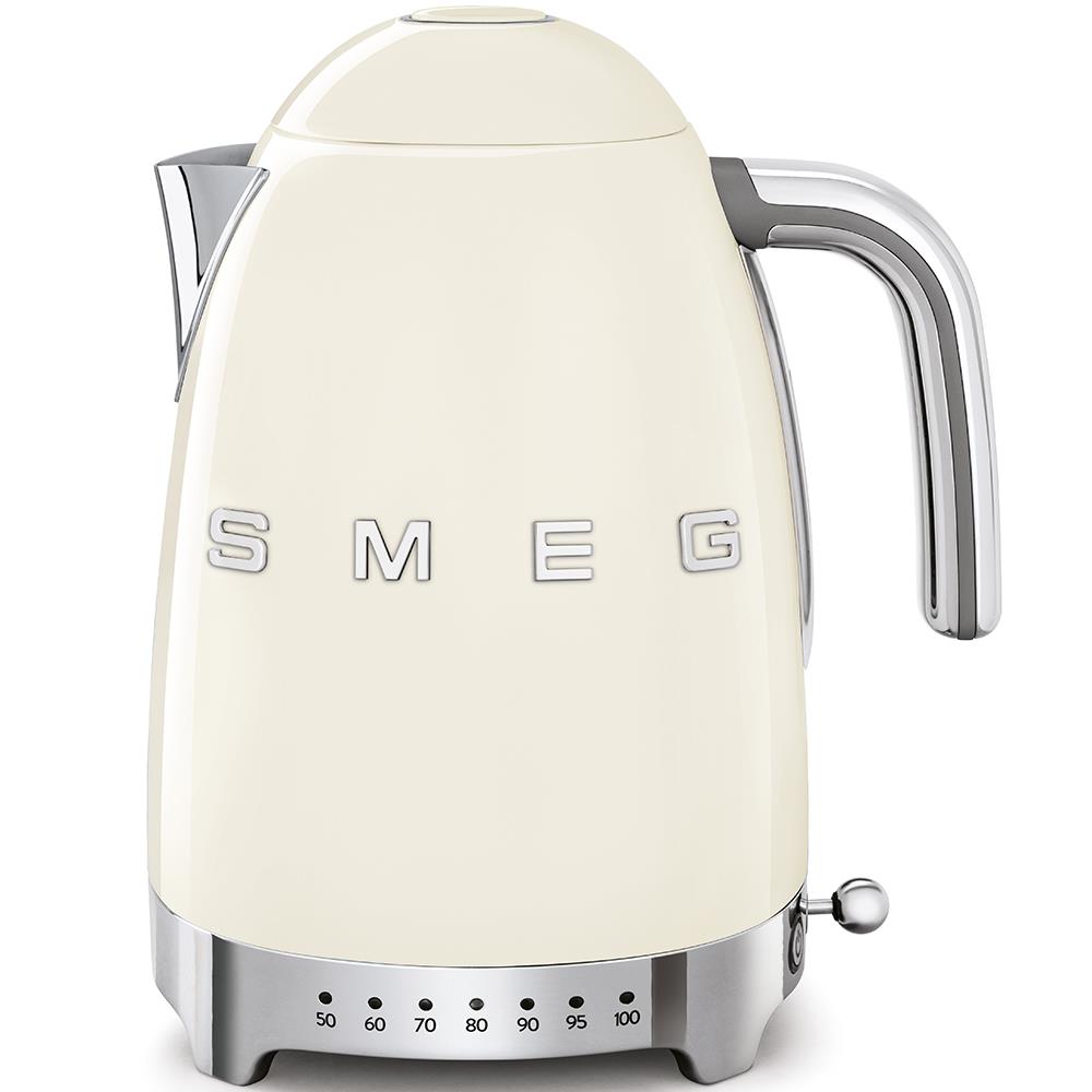 Smeg Electric Variable Temp Kettle - Cream