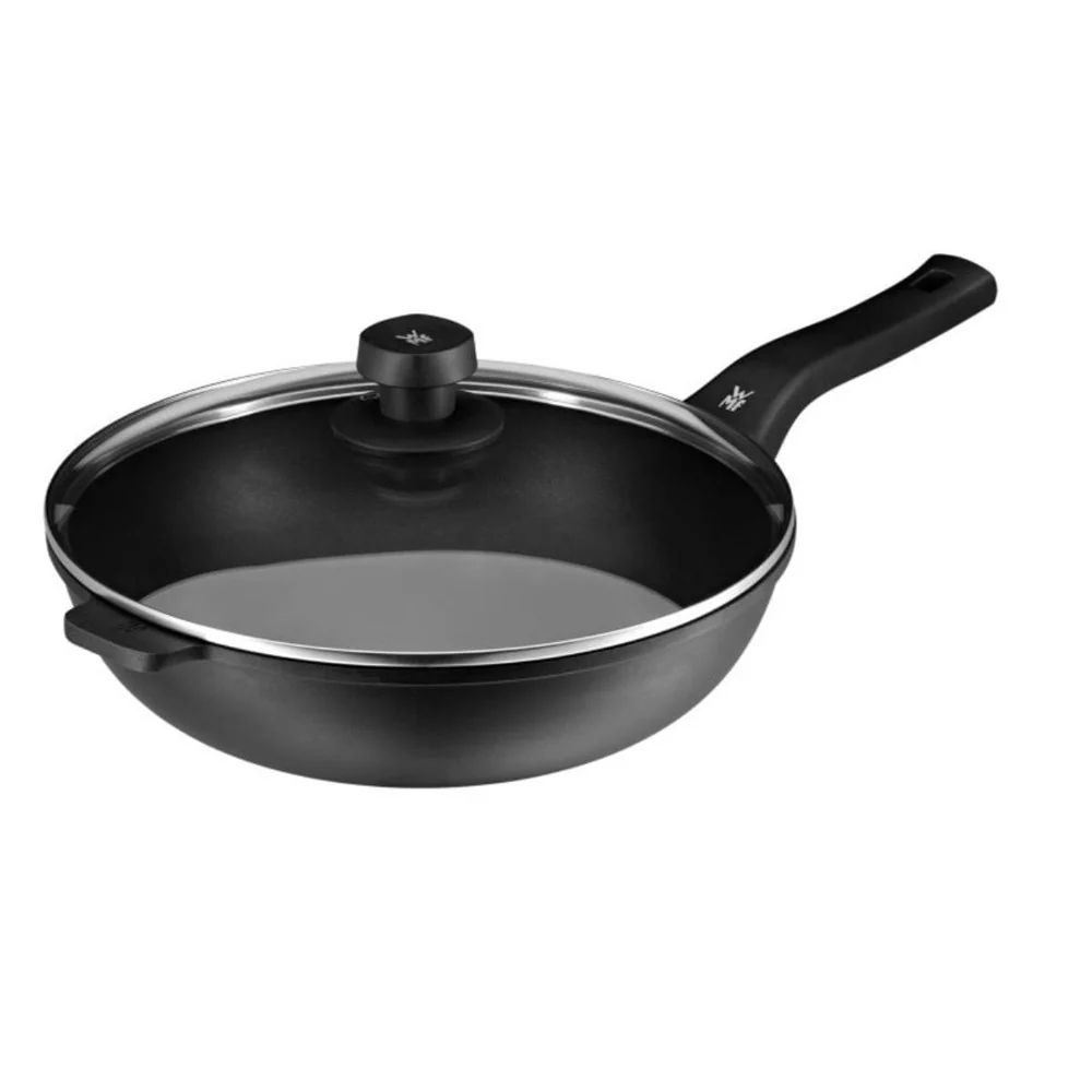 WMF Permadur Premium Wok With Glass Lid 30cm