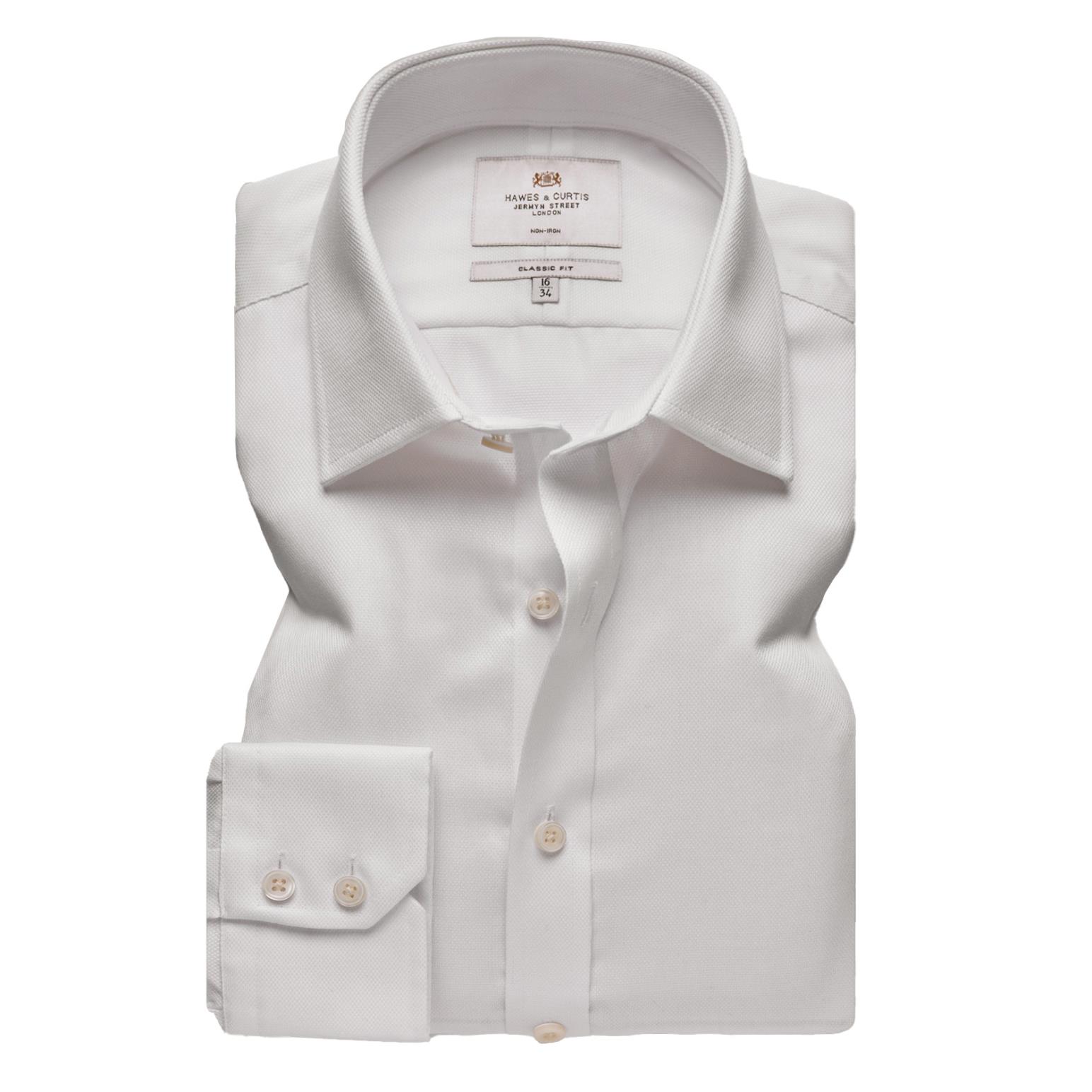 Hawes & Curtis Non Iron Pique Classic Shirt