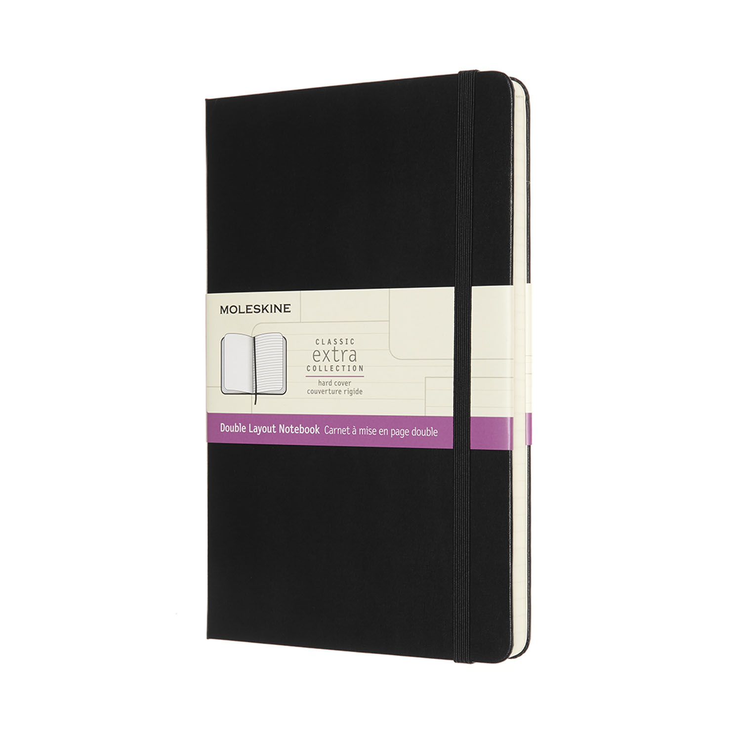 Moleskine Notebook Large Rul-Plain Black Hard