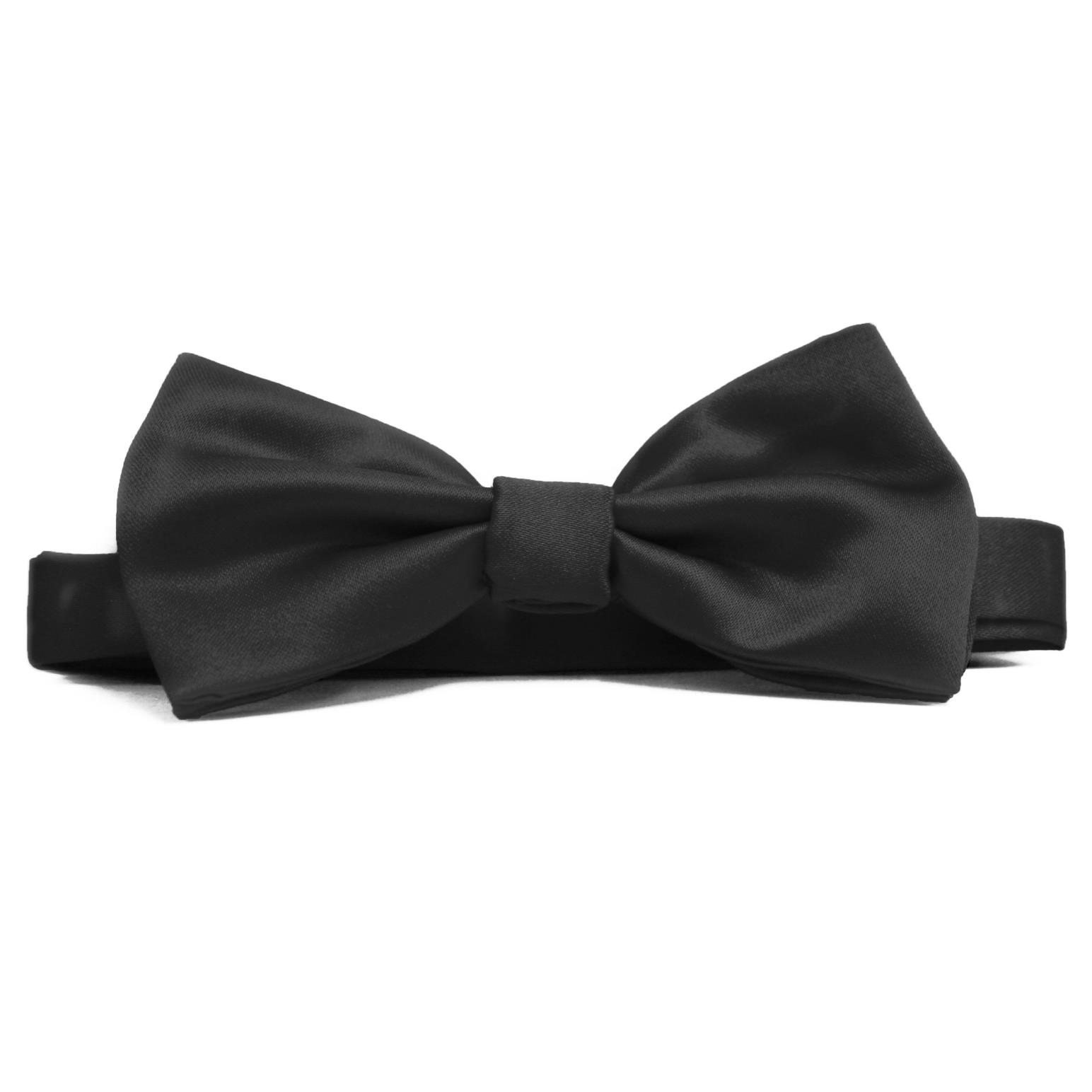 Fellini Italian Satin Dean Band Bow Tie